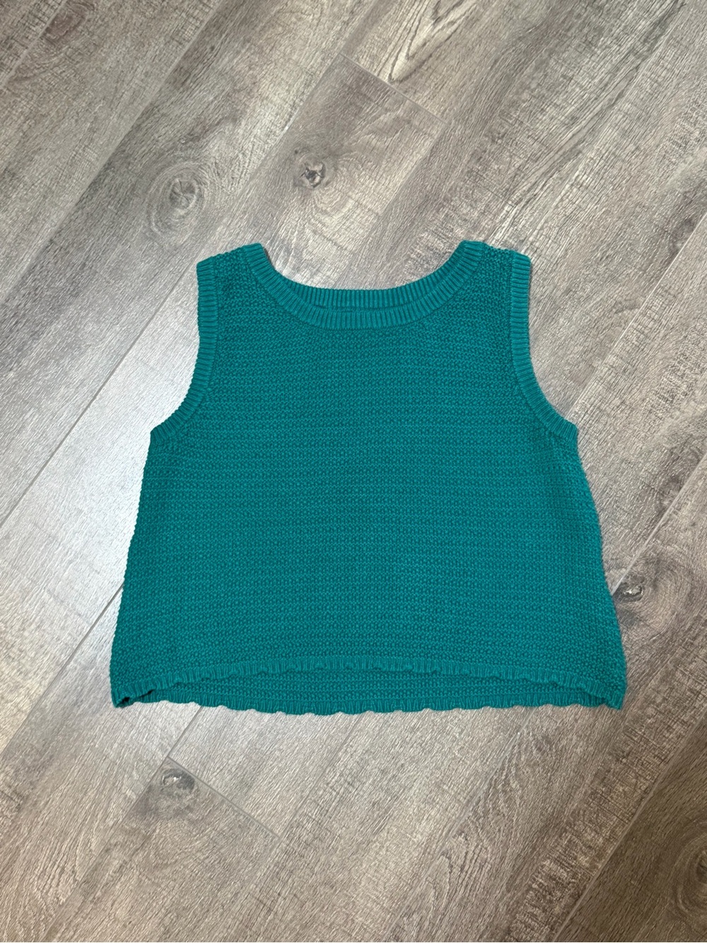 Roots Cotton Knit Crop Tank - size small